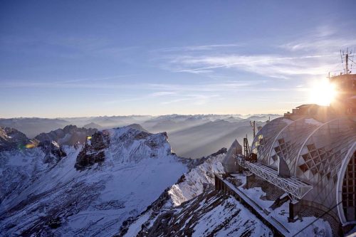 Zugspitze, Sonnenuntergang